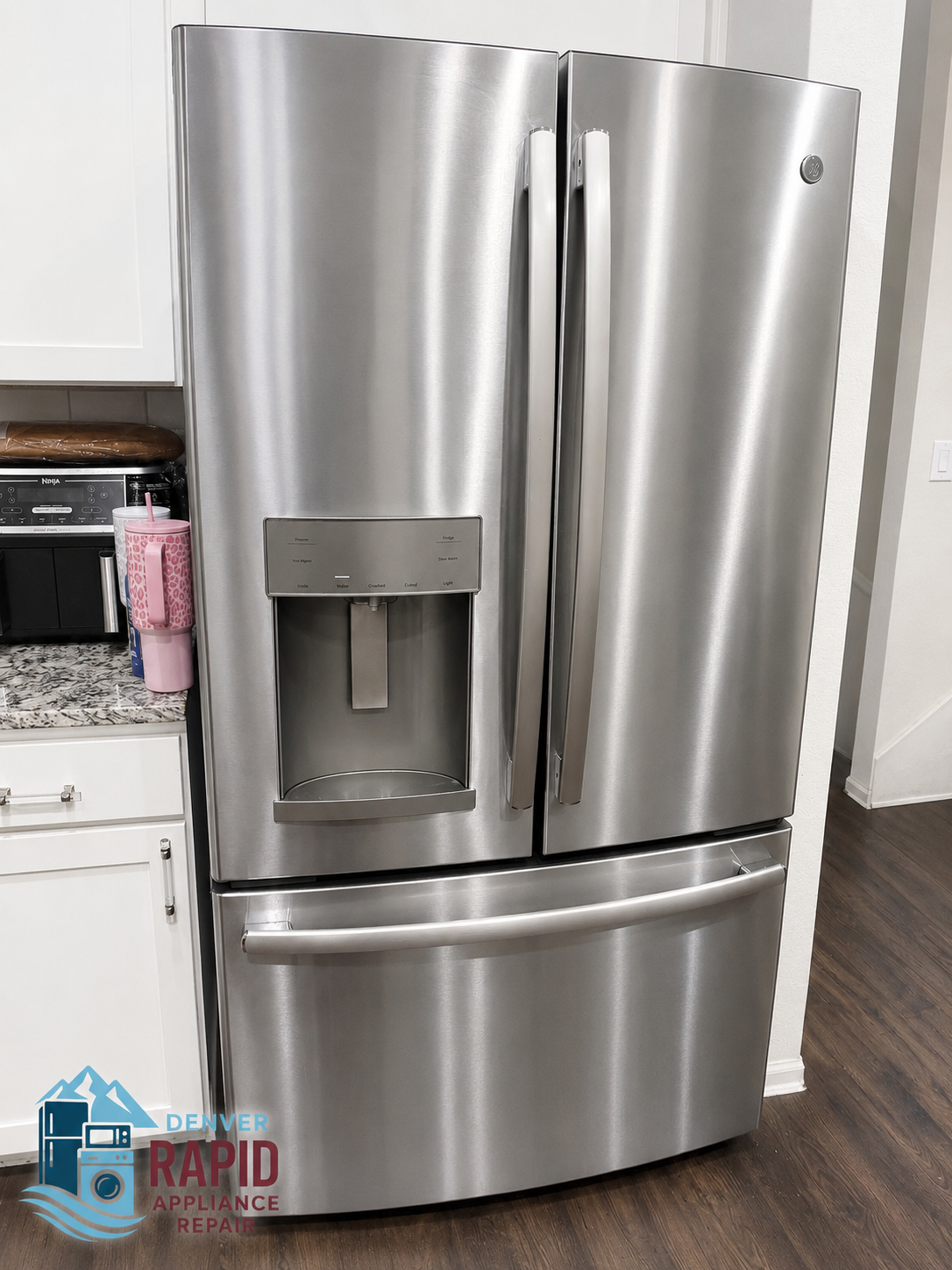 French door refrigerator repair in Stapleton, Denver